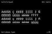 BBT Tazlo - Clean Monospaced Font, a Sans Serif Font by Berrybeau Type (Thumbnail 3 of 6)