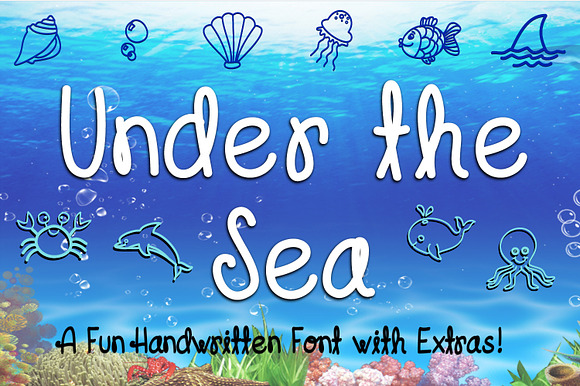 Under the Sea Font preview 4