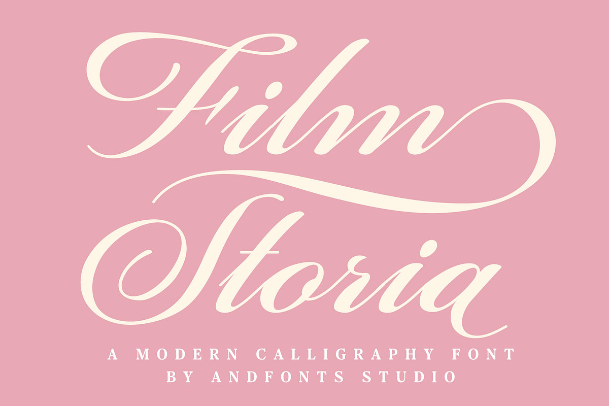 Winter Fonts Bundle, a Script Font by Andfonts (Photo 5 of 8)