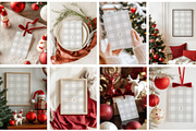 Merry & Bright Christmas Card Mockup, a Product Mockup by NikiArts (Thumbnail 3 of 17)