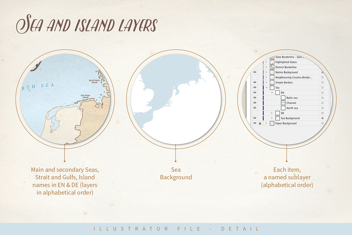 Le Tour du monde, Germany vector map, an Object Graphic by volume 1 visual design (Photo 16 of 21)
