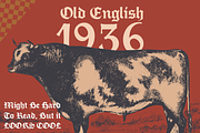Blackletter Duo | TWO VINTAGE FONTS, a Blackletter Font by Jeffry Macpherson Visuals (Thumbnail 4 of 5)