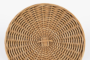 Wicker Laundry Basket 03 Natural