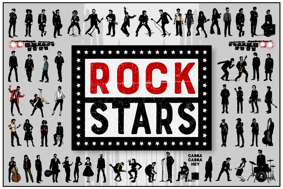 Rock stars, an Illustration by Vector Clash (Photo 1 of 7)