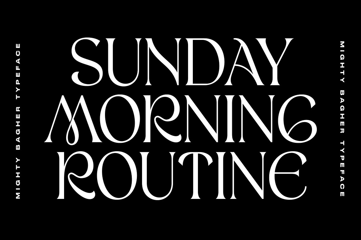 Mighty Bagher, a Font by NYDESIGN (Photo 2 of 9)