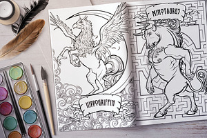 BESTIARY - Coloring Book