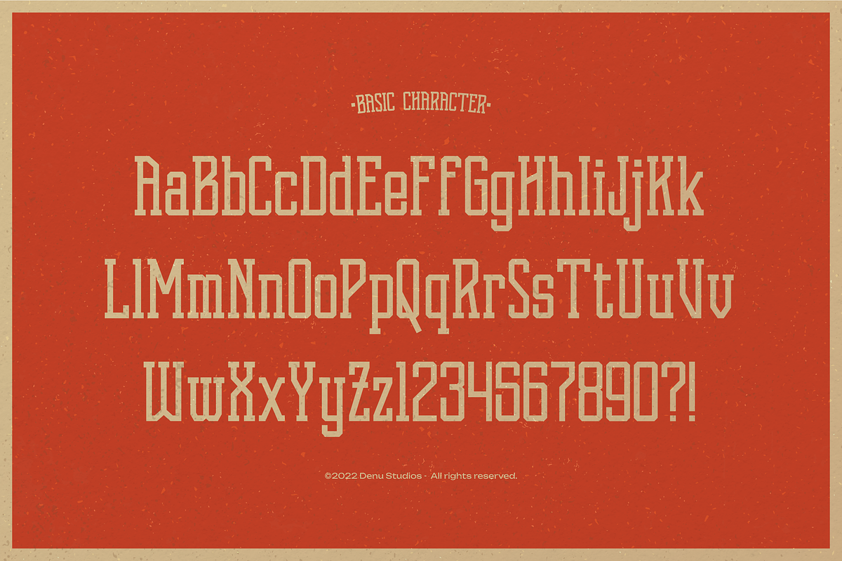 Nopsan | Condensed Display Font, a Slab Serif Font by Denustudios (Photo 10 of 12)