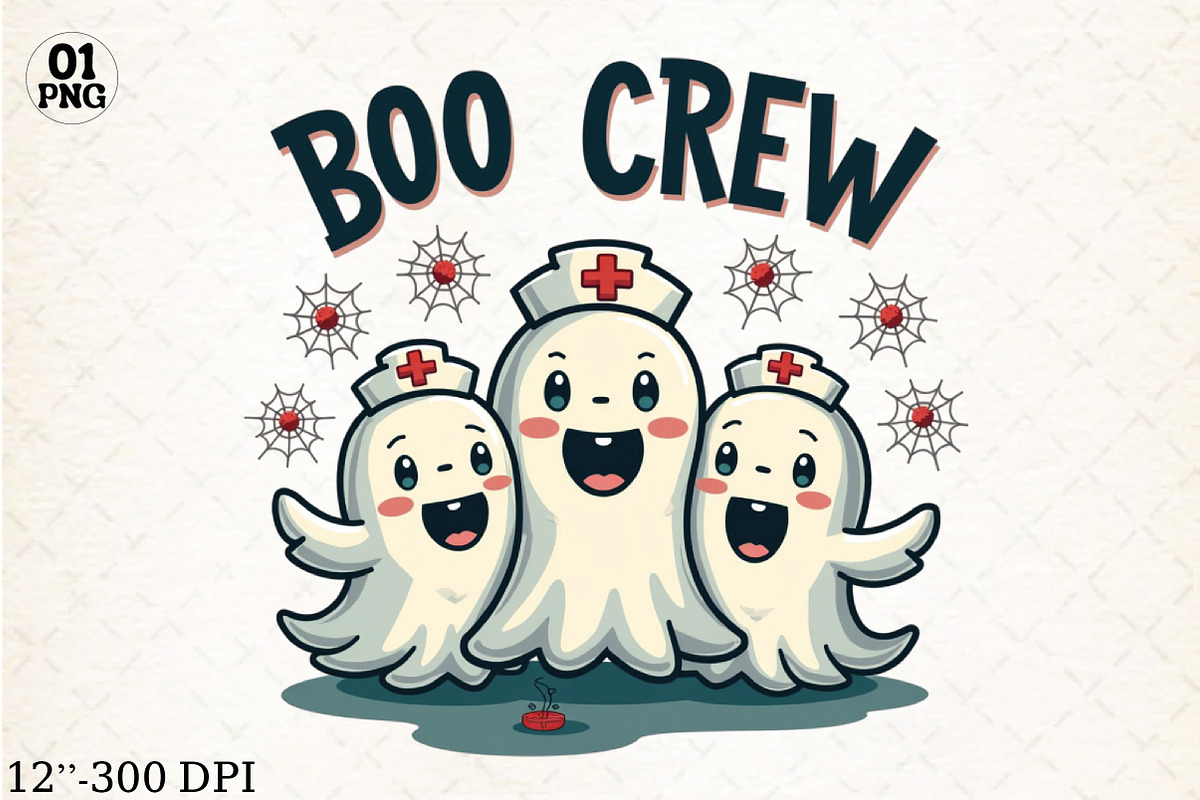 Boo Boo Crew Sublimation, a Graphic by Libby Wishes (Photo 1 of 5)