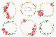 Poppies clipart Watercolor, an Illustration by Daryartsy (Thumbnail 8 of 14)