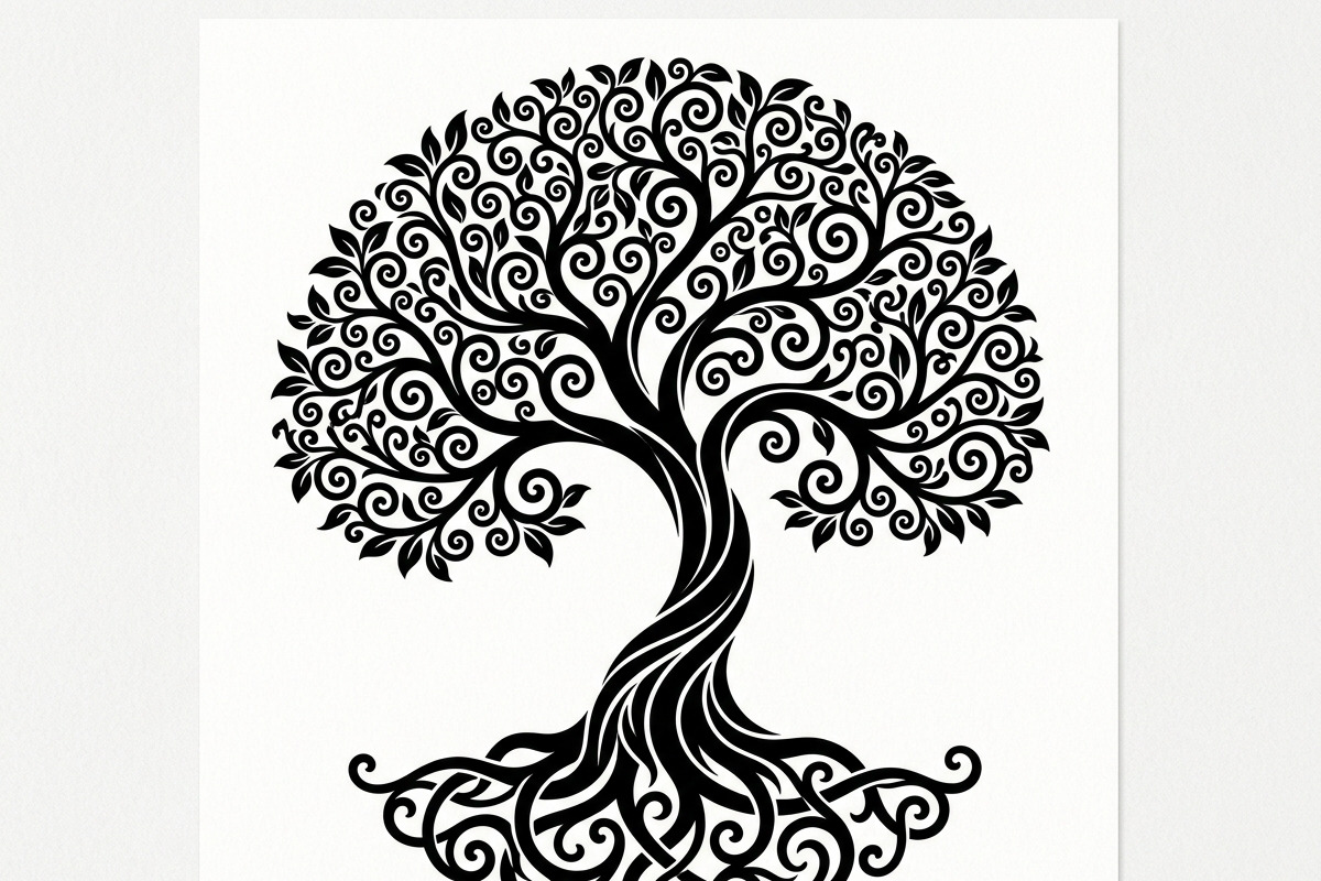 Elegant dream tree silhouette design, a Healthcare Illustration by Amazin_art (Photo 37 of 49)
