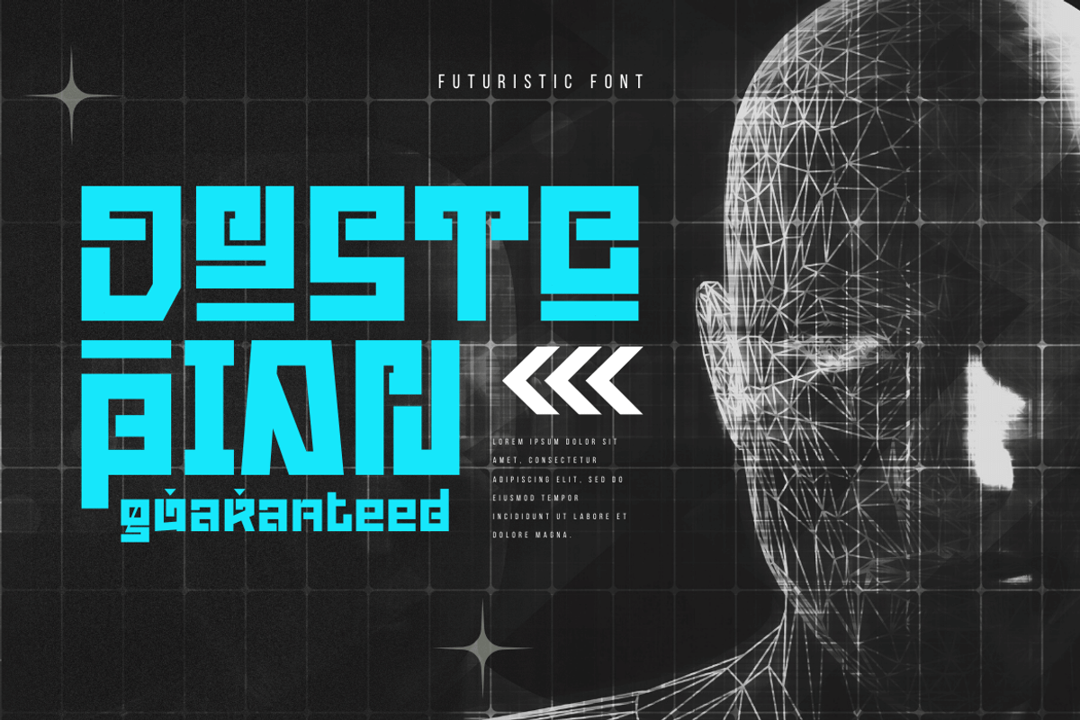 Abodin | Futuristic Font, a Font by twinstd (Photo 7 of 13)