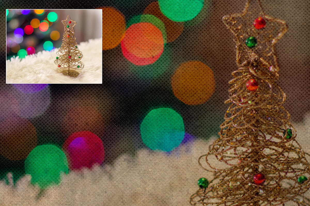Retro Christmas EFFECTS & BRUSHES PS, a Layer Style Add-On by Alexiva (Photo 11 of 14)