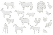 Farm animals, an Object Graphic by ArtOwl (Thumbnail 7 of 8)