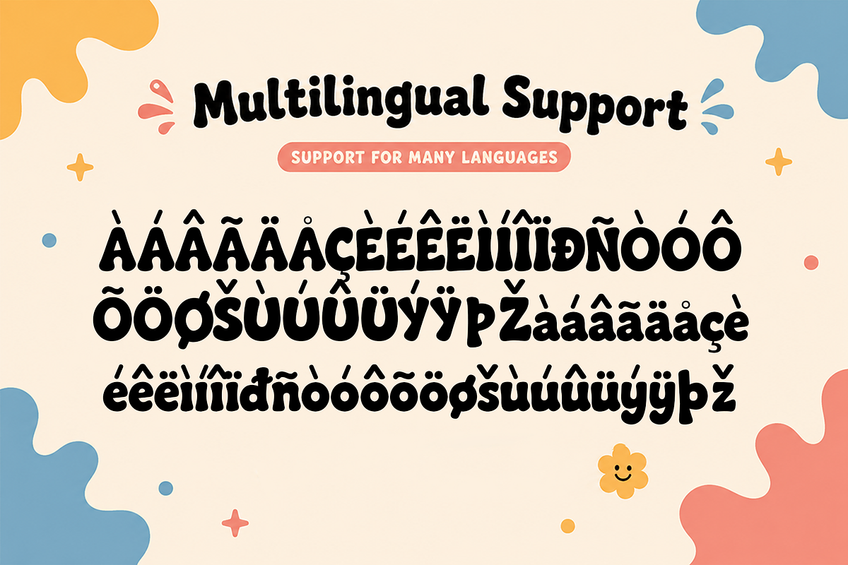 Popkin Splash - Modern Kids Font, a Handwritten Font by overlaytemplates (Photo 5 of 5)