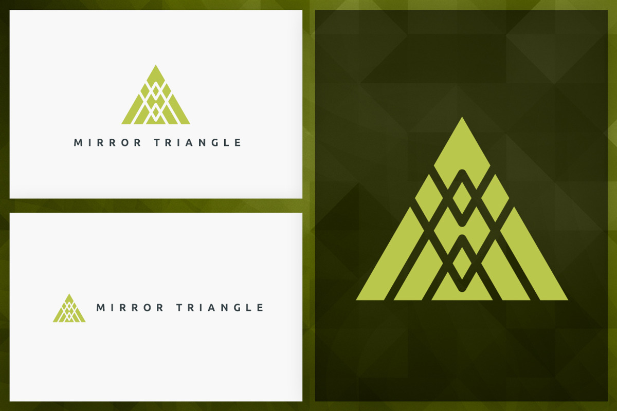 20 Triangle Logos - Filled edition, a Branding & Logo Template by VP Fonts (Photo 6 of 21)