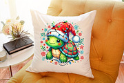 Christmas Turtle Sublimation PNG, an Illustration by Sublimation Artist (Thumbnail 9 of 9)
