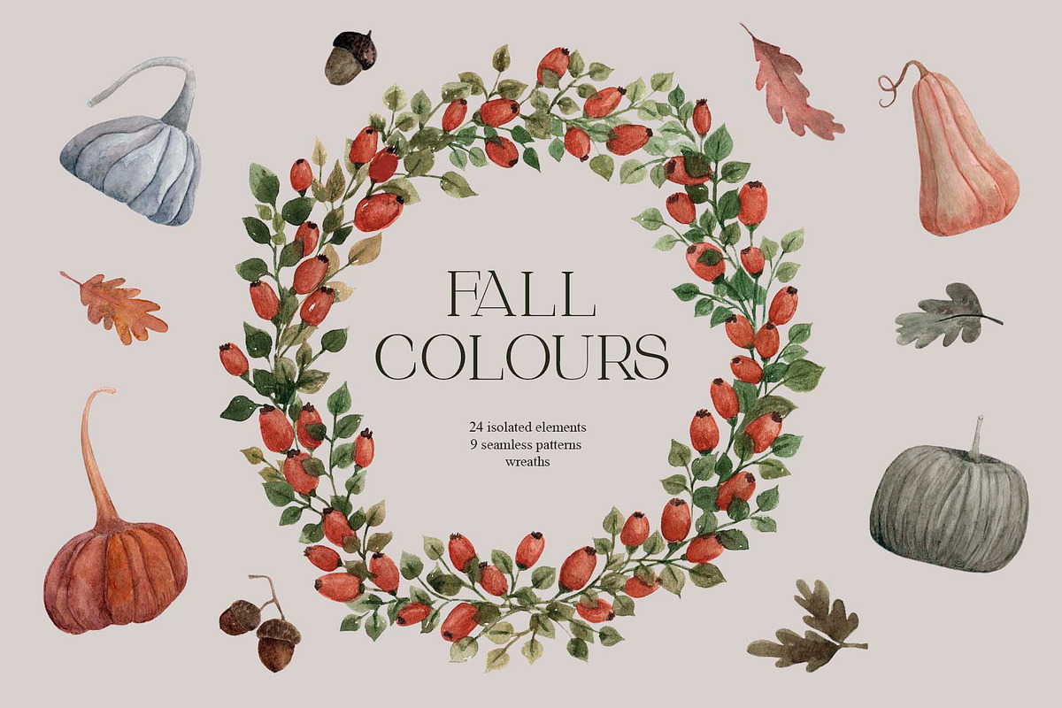 Fall colours, a Seasonal Illustration by Katia Serdiuk (Photo 1 of 6)