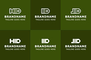 Letters HID IID JID Monogram Logo, a Branding & Logo Template by Pray Art Design Studio (Thumbnail 2 of 2)