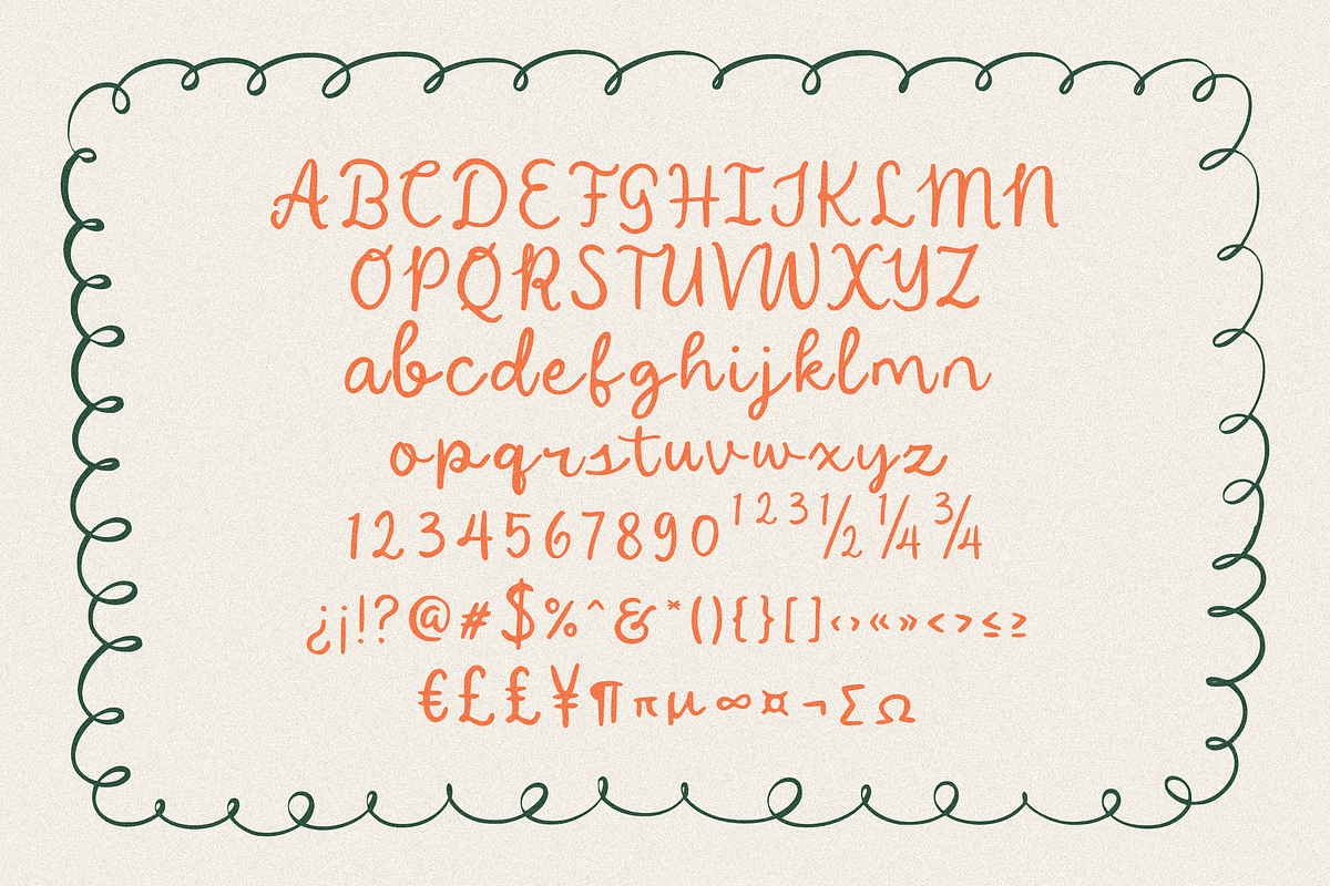 Brascotta Natural Font Duo, a Script Font by 24Design Studios (Photo 8 of 8)