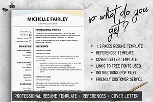 Professional RESUME Template MF