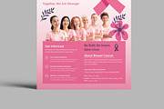 Breast Cancer Awareness flyer, a Flyer Template by MightyDesign (Thumbnail 3 of 8)
