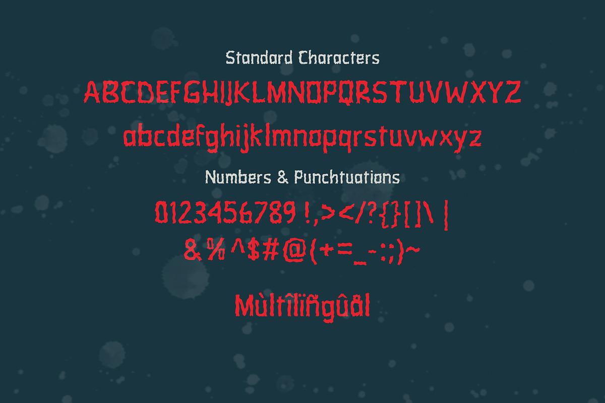Ghastly Haunt - Unique Spooky Font, a Font by Azcreative Studio (Photo 5 of 6)