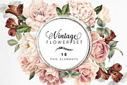 Watercolor Floral Bundle, a Texture Illustration by ollalya (Thumbnail 83 of 112)