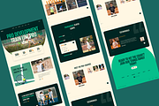 10 Figma Landing Page Templates, a Landing Page Template by zroch design (Thumbnail 29 of 32)