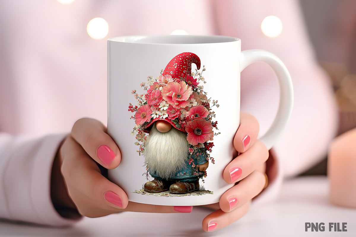 Whimsical Easter Gnome Clipart, an Illustration by Craft Nest (Photo 6 of 10)
