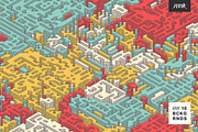 Isometric Vector | Rounded Shapes, a Background Graphic by dvtchk (Thumbnail 2 of 12)