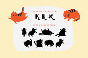 Sleepy Fat Cat Typeface, a Font by Me55enjah Design (Thumbnail 4 of 8)