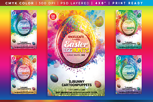 Easter Egg Hunts Festival Flyer, a Templates & Theme by angelicafx
