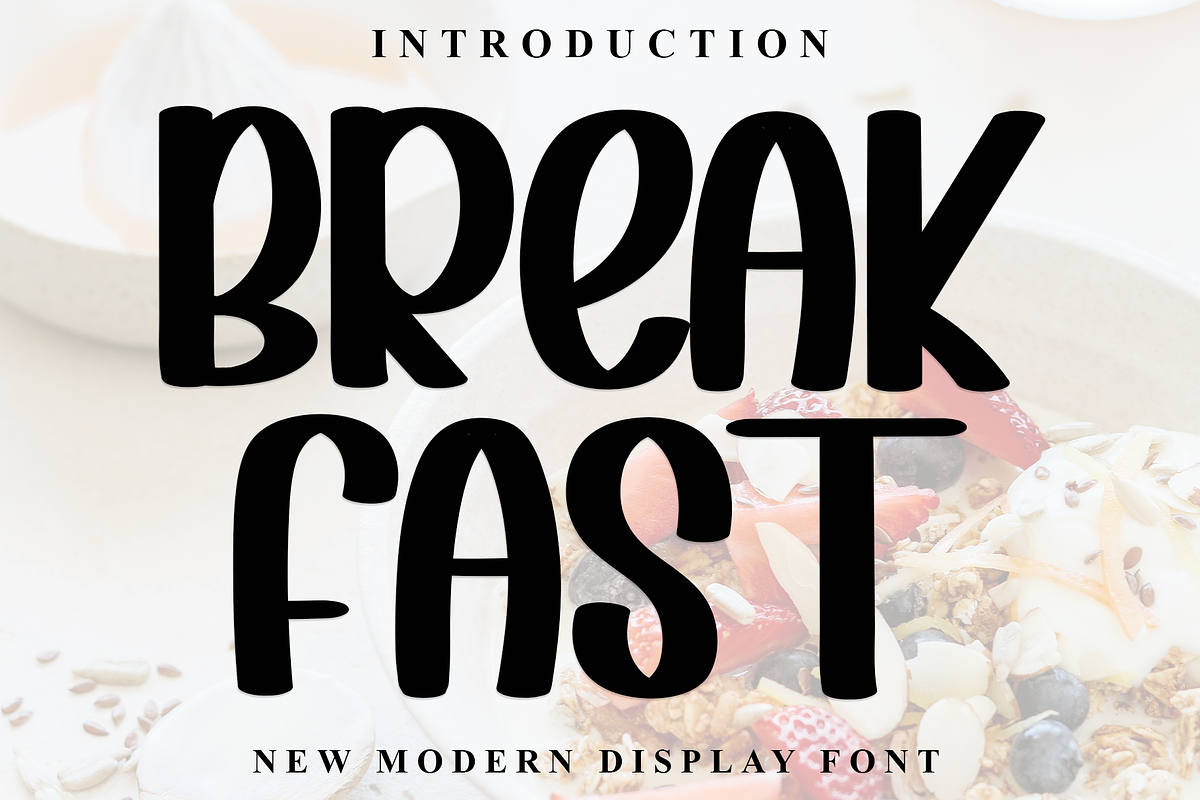 02 Breakfast, a Sans Serif Font by InermediaSTUDIO (Photo 1 of 8)