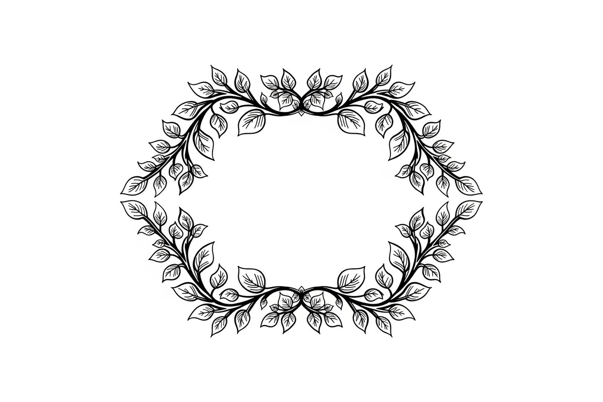Floral Frame Ornament Vector Bundle, an Illustration by Designs_River (Photo 2 of 51)