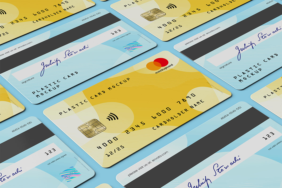 Plastic Card - Bank Card MockUp, a Product Mockup by coloformia (Photo 13 of 18)