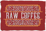 Handcrafted font Raw Coffee, a Symbol Font by Heather_insane (Thumbnail 1 of 6)
