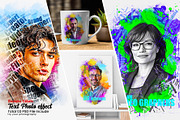 Unique Portrait Text Photo Effect, an Action Add-On by MRI STUDIO (Thumbnail 1 of 42)