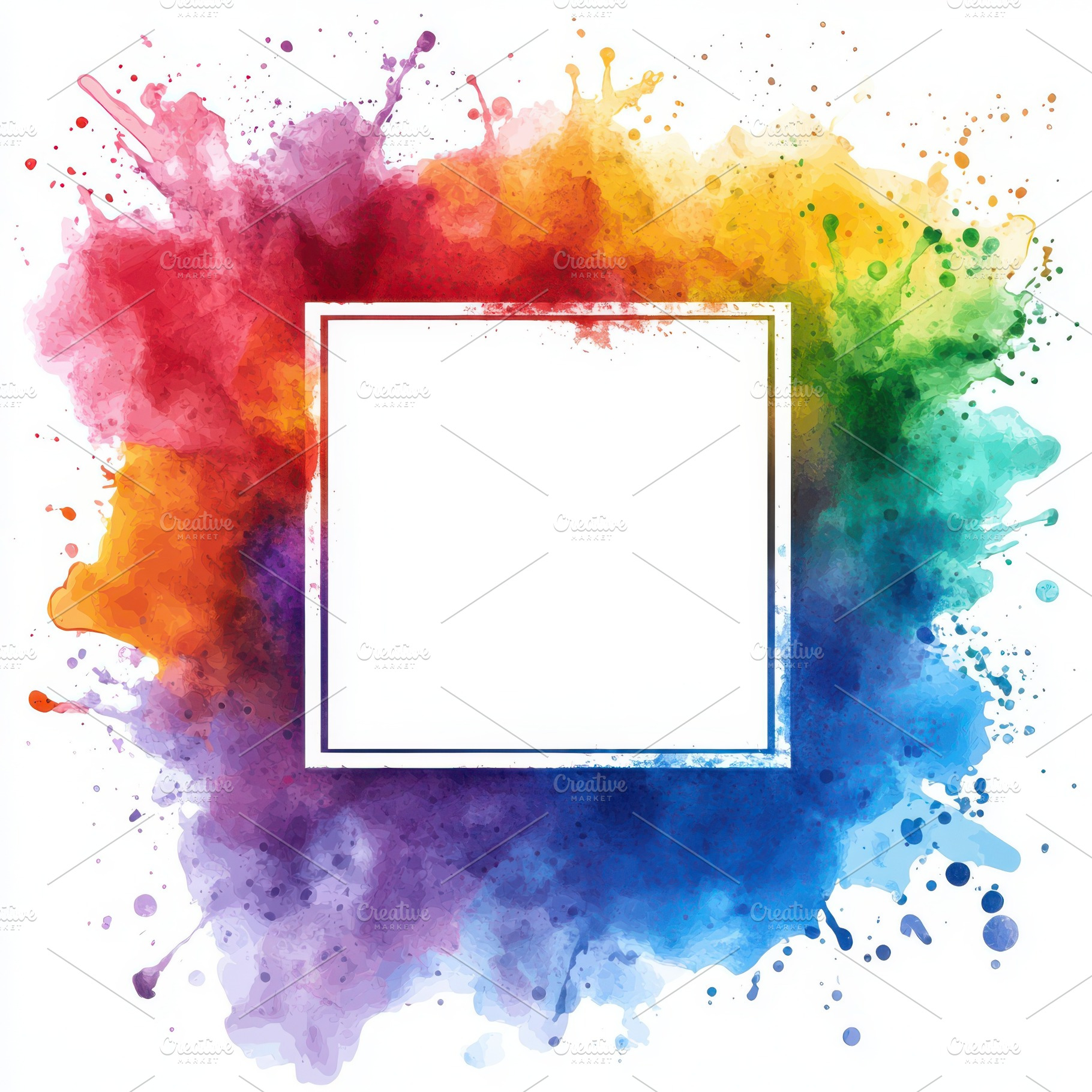 Colorful watercolor explosion with w, a Background Photo by Pixeness Studio