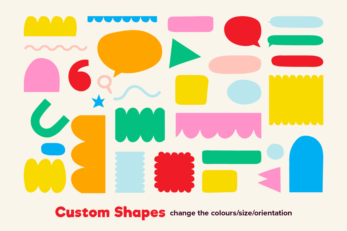 Poppin' Shapes Instagram Posts CANVA, a Social Media Template by Sweet Stash (Photo 9 of 12)