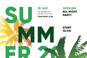 Summer Event Poster Template #4, a Flyer Template by Danil Polshin (Thumbnail 5 of 9)