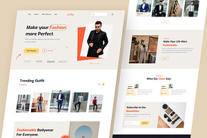 Fashion E-Commerce Website Template, a Landing Page Template by Tanvir Ahammed Tamim