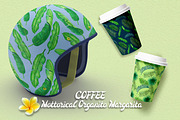 Palm and Banana Leaves Patterns, a Pattern Graphic by Graphobia (Thumbnail 5 of 7)