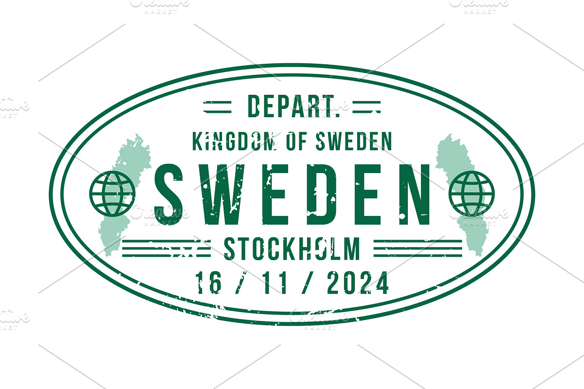Passport Stamps & Travel Visa Signs, a Transportation Illustration by Kaushal Jangid (Photo 25 of 28)