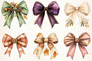 Autumn Coquette Bows Clipart, an Illustration by Libby Wishes (Thumbnail 6 of 6)