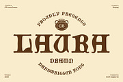 CS Laura Drawn, a Serif Font by Craft Supply Co. (Thumbnail 1 of 8)