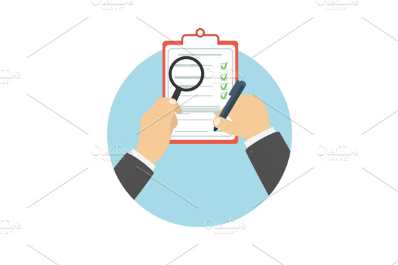 Businessman holding a clipboard and preview 2