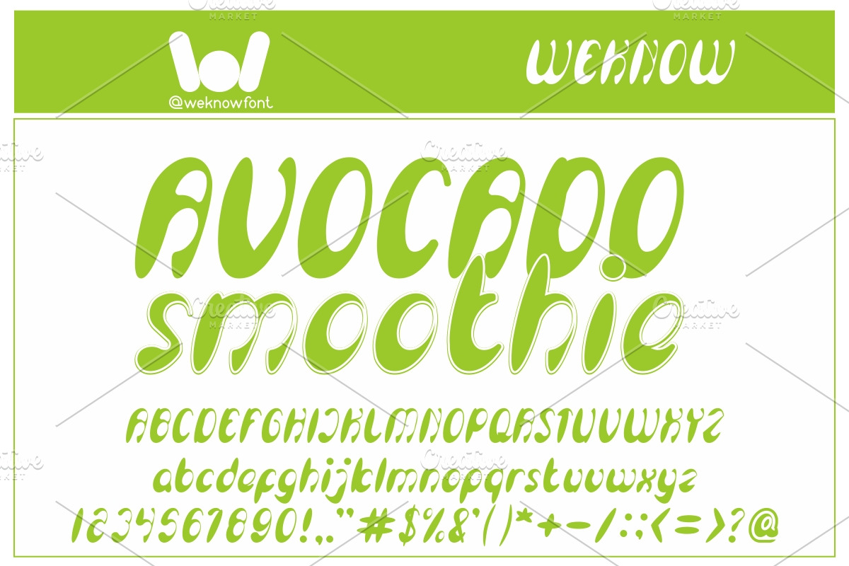Enjoy the time font, a Font by weknow (Photo 5 of 5)