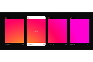 Social media template, set, a Technology Illustration by Foxys Graphic