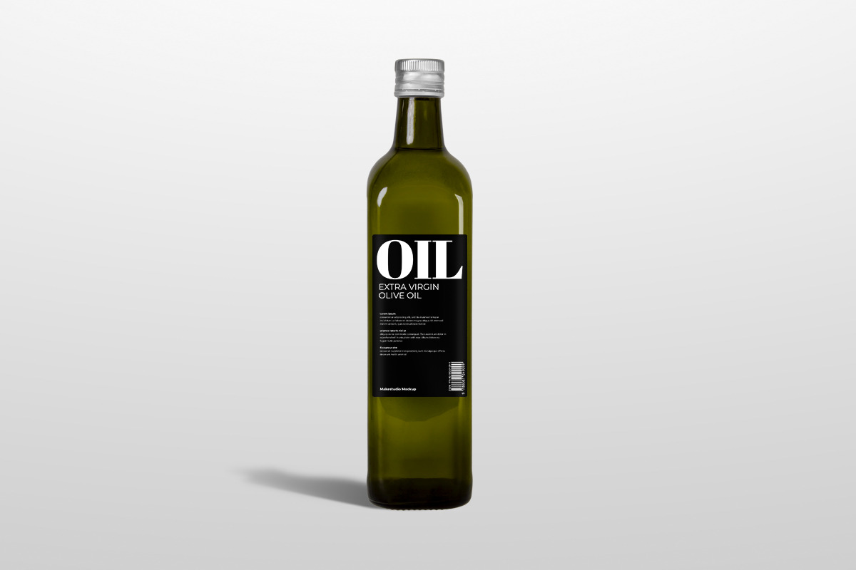 Olive oil - Square bottle mockup, a Packaging Mockup by Makestudio (Photo 4 of 7)