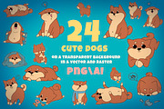 shiba inu, an Animal Illustration by kaplaniha (Thumbnail 1 of 4)